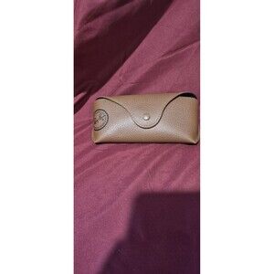 Ray-Ban Leather Case  B00R6X36GE Brown Protective For Glasses Sunglasses EUC